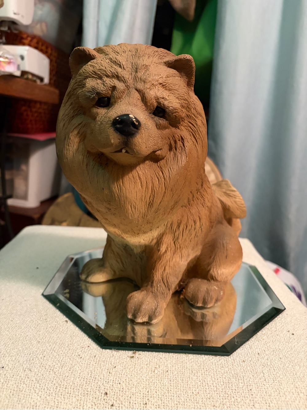 Vintage 1992 Universal Statuary Chow Chow Dog Figurine Statue
